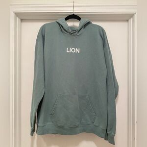 Elevation Worship Hoodie Sweatshirt unisex LRG Green Lion Lamb Graphic Pullover